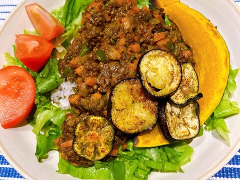 野菜たっぷり！キーマカレー